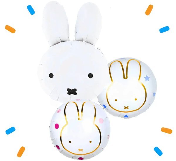 Nijntje trosje Helium Ballonnen - Gevuld Met Helium - Ballonnenshop.nl