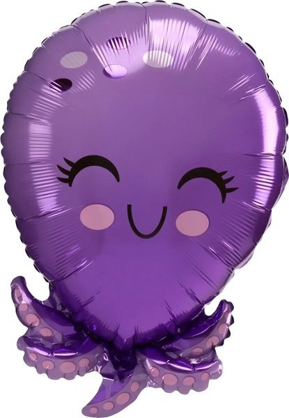 Octopus Helium Ballon - Gevuld Met Helium - 60 cm - Ballonnenshop.nl