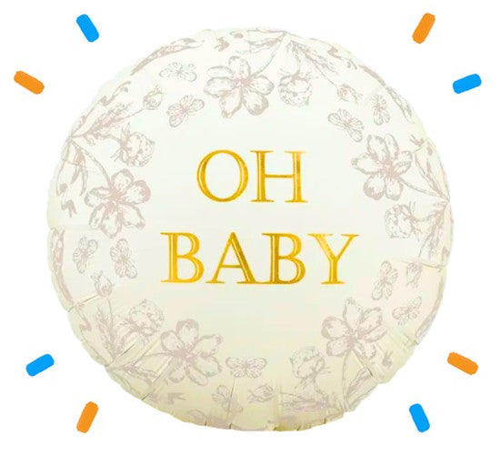 Oh Baby Helium Ballon - Gevuld Met Helium - 46 cm