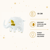Olifant Folie Ballon 83 cm - Ballonnenshop.nl