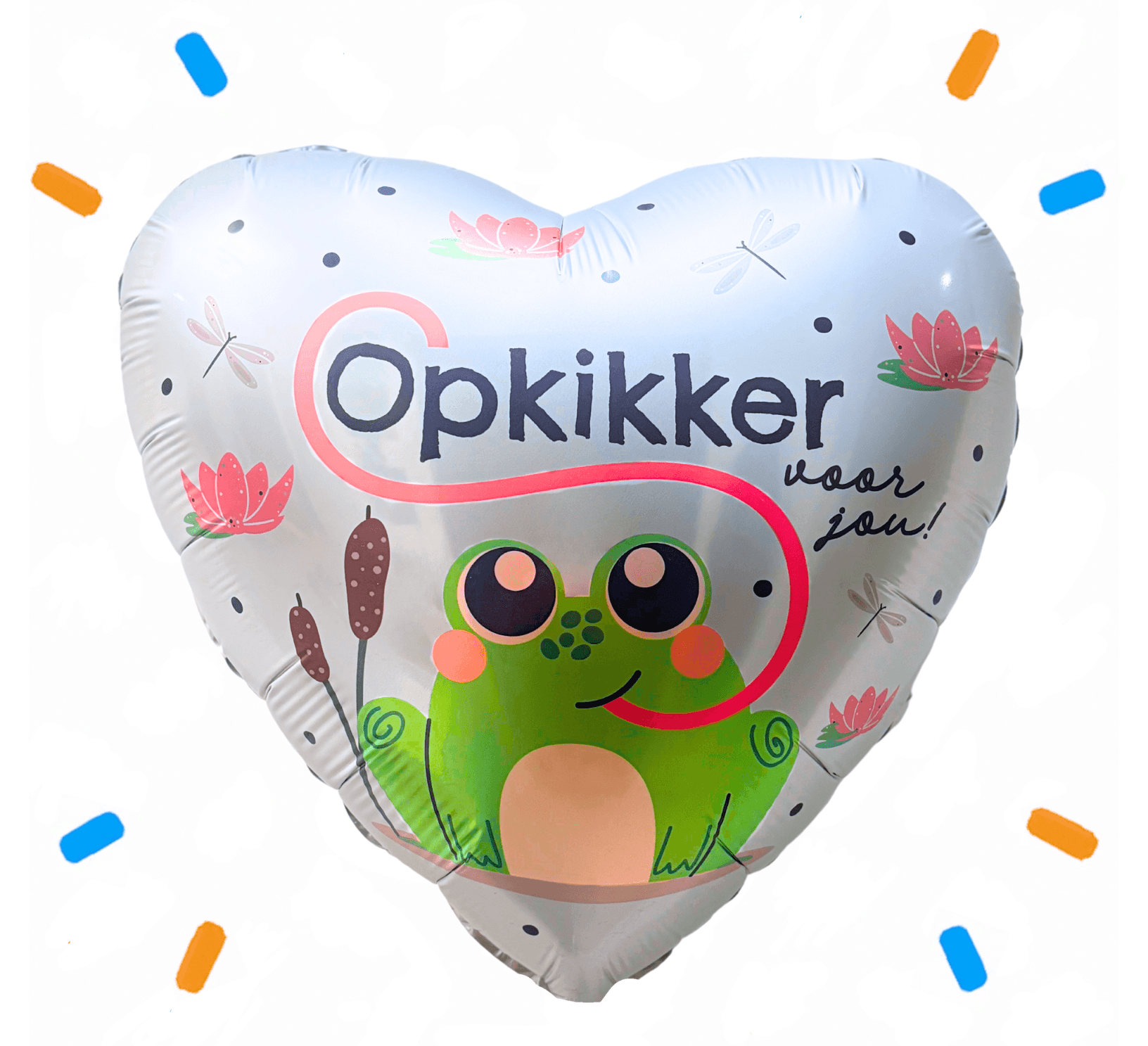 Opkikker Voor Jou Helium Ballon - Gevuld Met Helium - 43 cm - Ballonnenshop.nl