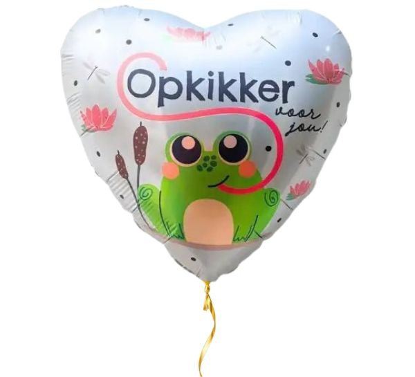 Opkikker Voor Jou Helium Ballon - Gevuld Met Helium - 43 cm - Ballonnenshop.nl