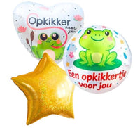 Opkikker Voor Jou Trosje Helium Ballonnen - Gevuld Met Helium - 46 cm - Ballonnenshop.nl