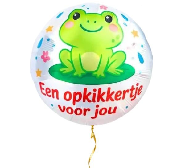 Opkikkertje Voor Jou Helium Ballon - Gevuld Met Helium - 46 cm - Ballonnenshop.nl