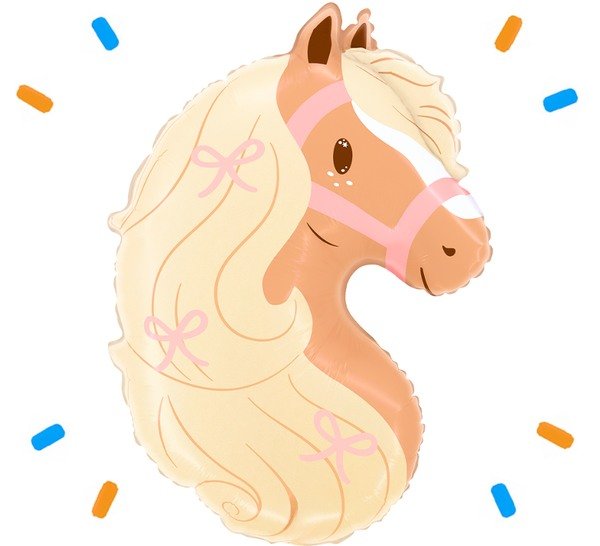 Paard Helium Ballon - Gevuld Met Helium - 74 cm - Ballonnenshop.nl