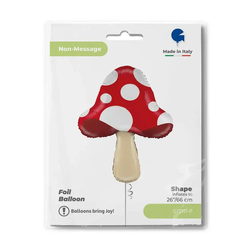 Paddenstoel Folie Ballon 66 cm - Ballonnenshop.nl