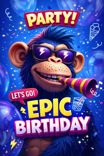 Party! Epic Birthday - Ballonnenshop.nl