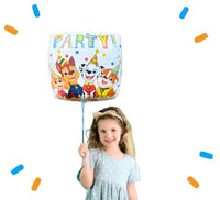 Paw Patrol Party Helium Ballon Wit - Gevuld Met Helium - 46 cm - Ballonnenshop.nl