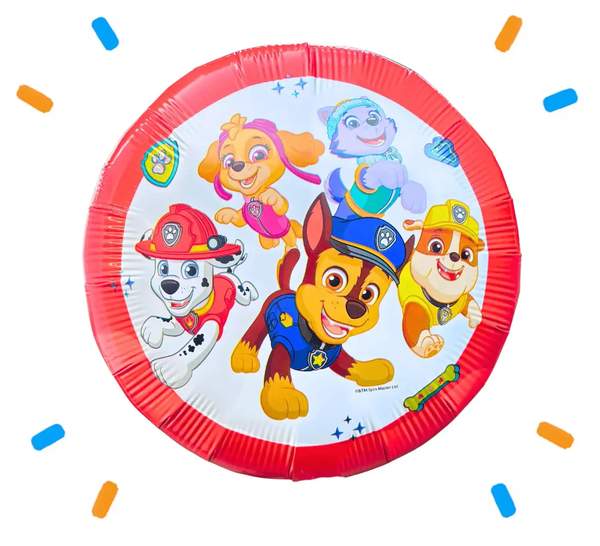 Paw Patrol Rescue Heroes Helium Ballon - Gevuld Met Helium - 46 cm - Ballonnenshop.nl