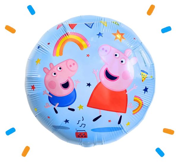 Peppa Pig Helium Ballon - Gevuld Met Helium - 45 cm - Ballonnenshop.nl