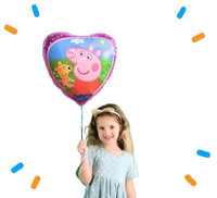 Peppa Pig Met Knuffel Helium Ballon - Gevuld Met Helium - 46 cm - Ballonnenshop.nl