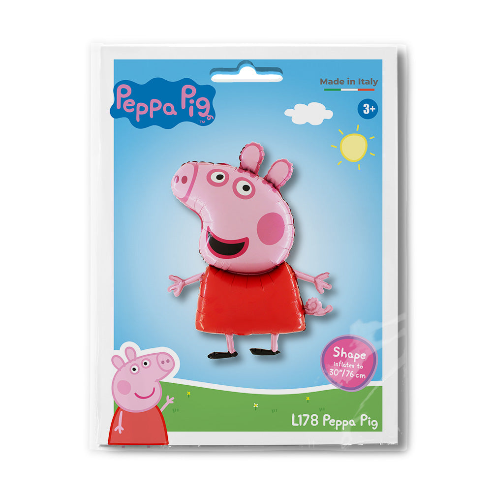 Peppa Pig Helium Ballon - Gevuld Met Helium - 76 cm