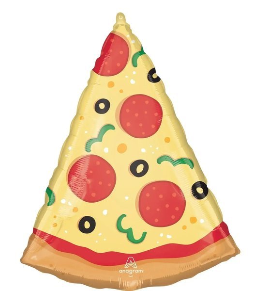 Pizza - Helium Ballon - Gevuld Met Helium - 73cm - Ballonnenshop.nl