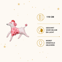 Poedel Folie Ballon - 119 cm - Ballonnenshop.nl