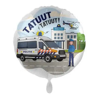 Politie Folie Ballon - 43 cm - Ballonnenshop.nl