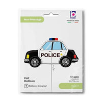 Politieauto Folie Ballon - 86 cm - Ballonnenshop.nl