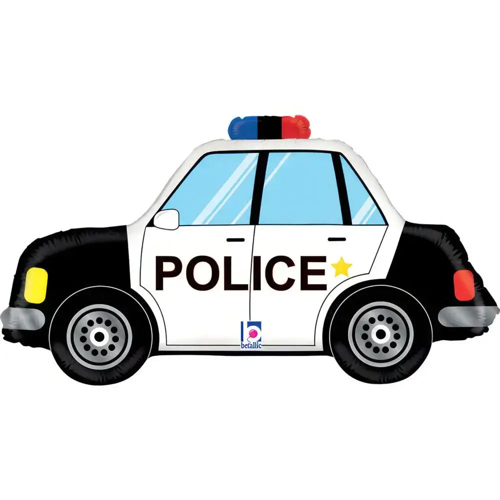 Politieauto Folie Ballon - 86 cm - Ballonnenshop.nl