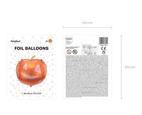 Pompoen Folie Ballon 40 cm - Ballonnenshop.nl