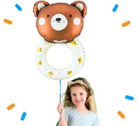 Rammelaar Beer Helium Ballon - Gevuld Met Helium - 88 cm - Ballonnenshop.nl