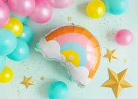 Regenboog Folie Ballon - 55 cm - Ballonnenshop.nl