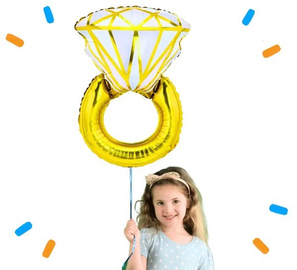 Ring Helium Ballon - Gevuld Met Helium - 95 cm - Ballonnenshop.nl