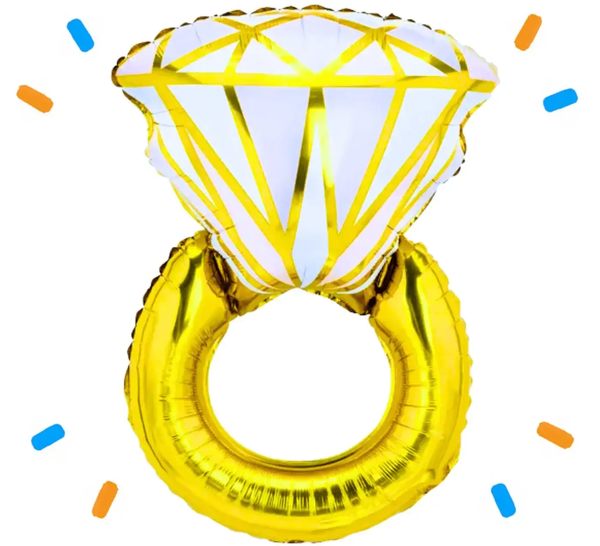 Ring Helium Ballon - Gevuld Met Helium - 95 cm - Ballonnenshop.nl