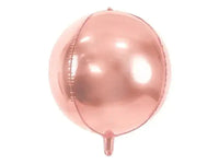 Ronde Folie Ballon Rose Goud 40 cm - Ballonnenshop.nl