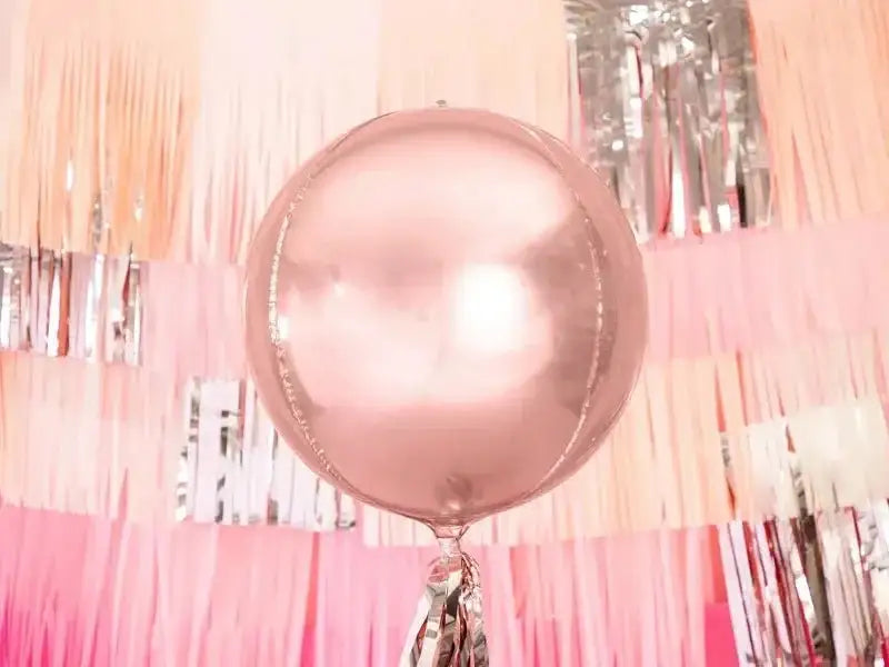 Ronde Folie Ballon Rose Goud 40 cm - Ballonnenshop.nl