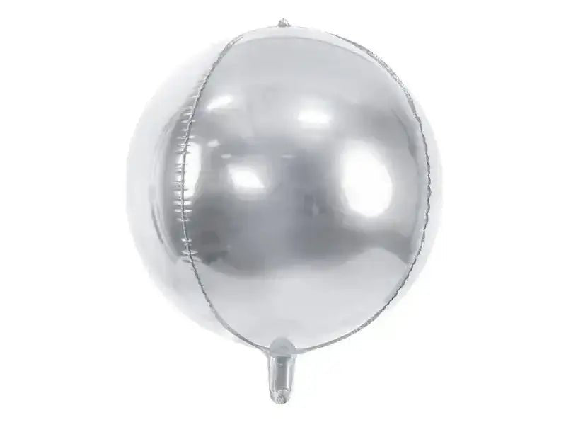 Ronde Folie Ballon Zilver 40 cm - Ballonnenshop.nl
