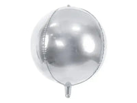 Ronde Folie Ballon Zilver 40 cm - Ballonnenshop.nl