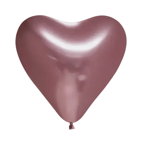 Rose Gouden Hartjes Ballonnen - 20 stuks - 30 cm - Ballonnenshop.nl