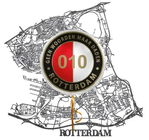 Rotterdam Folie Ballon - 43 cm - Ballonnenshop.nl