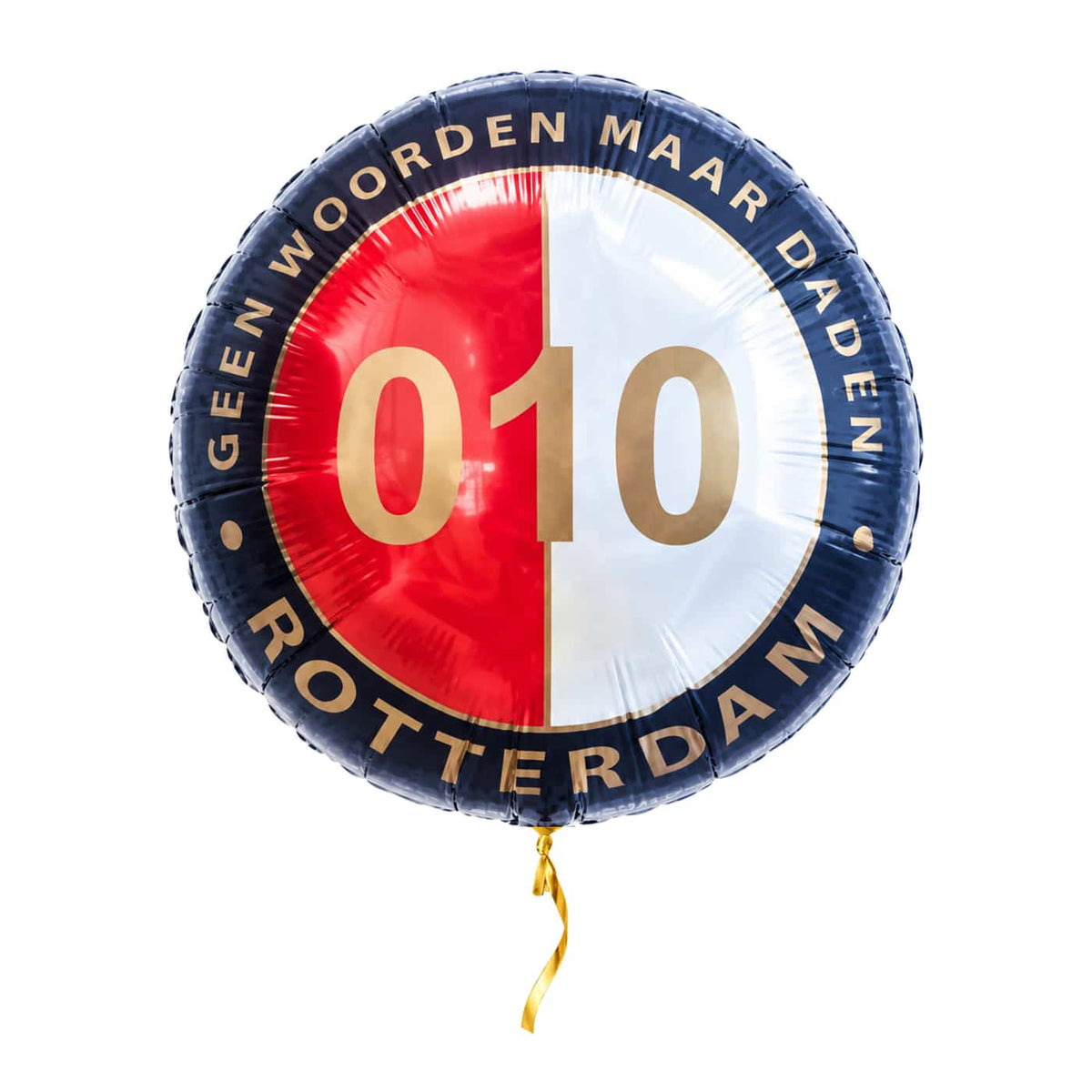 Rotterdam Helium Ballon met helium en gouden lint
