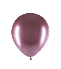 Roze Ballonnen Chroom 10 Stuks 30 cm - Ballonnenshop.nl