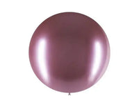 Roze Mega Ballon Chroom 60 cm - Ballonnenshop.nl