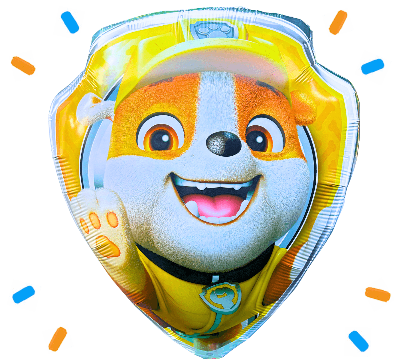 Rubble Paw Patrol Helium Ballon - Gevuld Met Helium - 75 cm