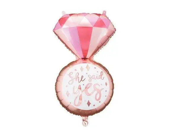 She Said Yes Folie Ballon 72 cm - Ballonnenshop.nl
