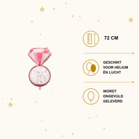 She Said Yes Folie Ballon 72 cm - Ballonnenshop.nl