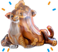 Simba & Nala Lion King Helium Ballon XL - Gevuld Met Helium - 78 cm - Ballonnenshop.nl