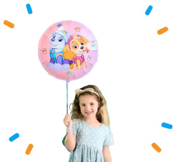 Skye & Everest - Paw Patrol - Helium Ballon - Gevuld Met Helium - 46 cm - Ballonnenshop.nl