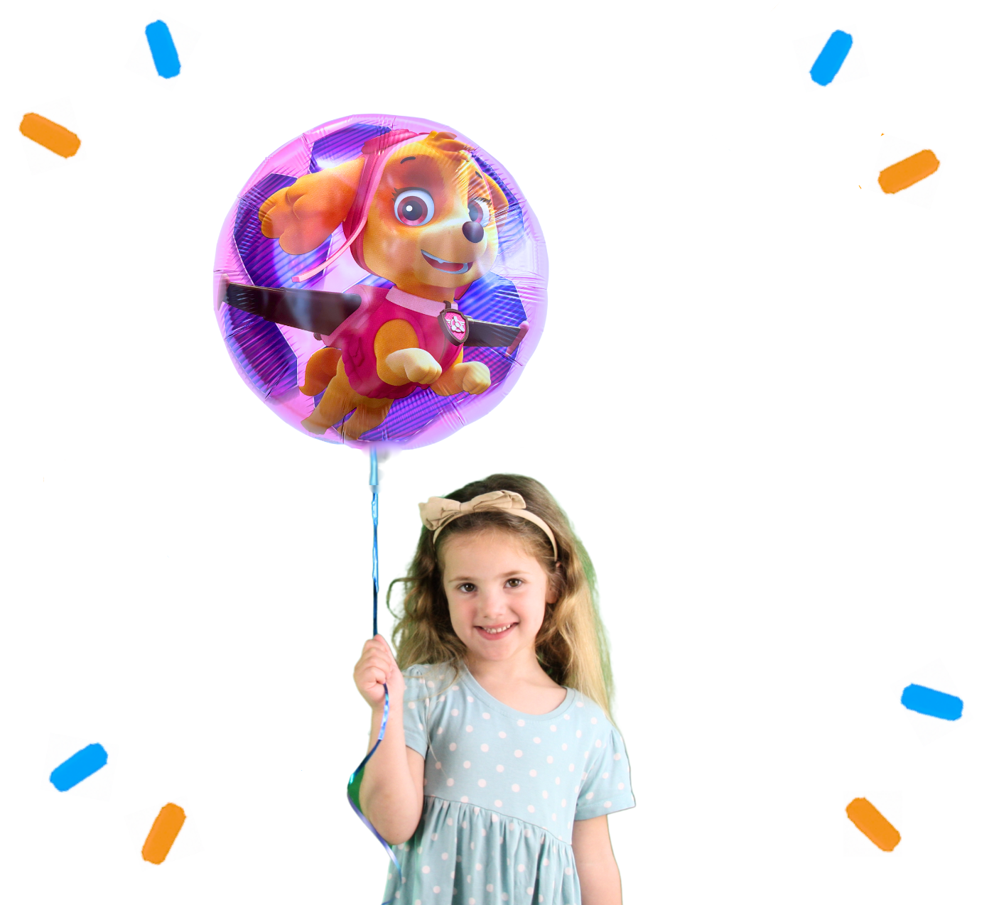 Skye - Paw Patrol - Helium Ballon - Gevuld Met Helium - 46 cm