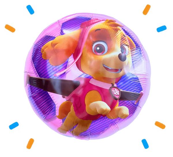 Skye - Paw Patrol - Helium Ballon - Gevuld Met Helium - 46 cm - Ballonnenshop.nl