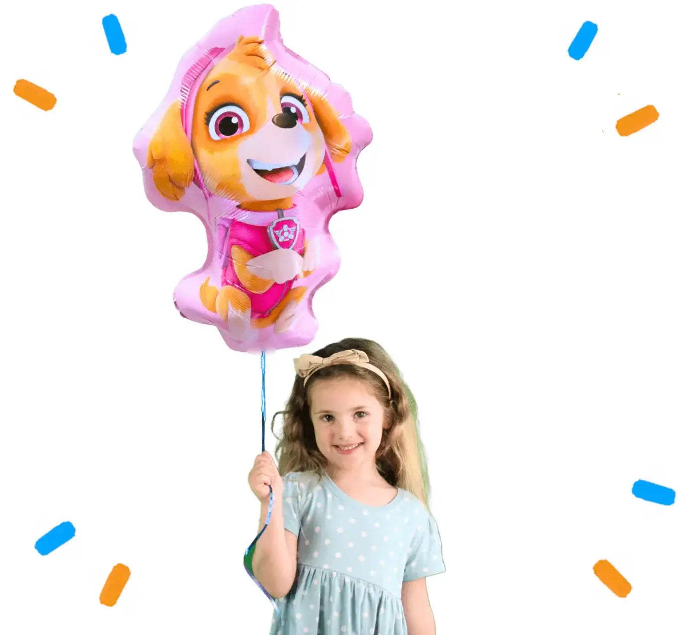 Skye Paw Patrol Helium Ballon - Gevuld Met Helium - 70 cm - Ballonnenshop.nl