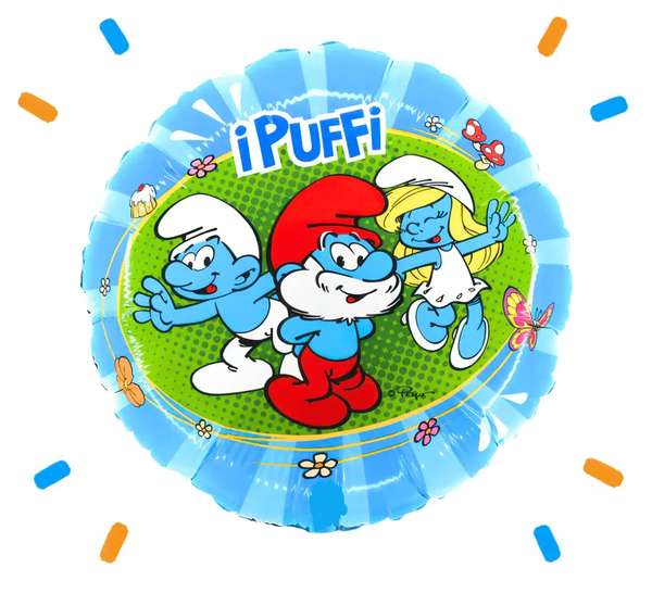 Smurfen Helium Ballon - Gevuld Met Helium - 46 cm - Ballonnenshop.nl