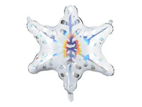 Sneeuwvlok Helium Ballon - Gevuld Met Helium - 66 cm - Ballonnenshop.nl