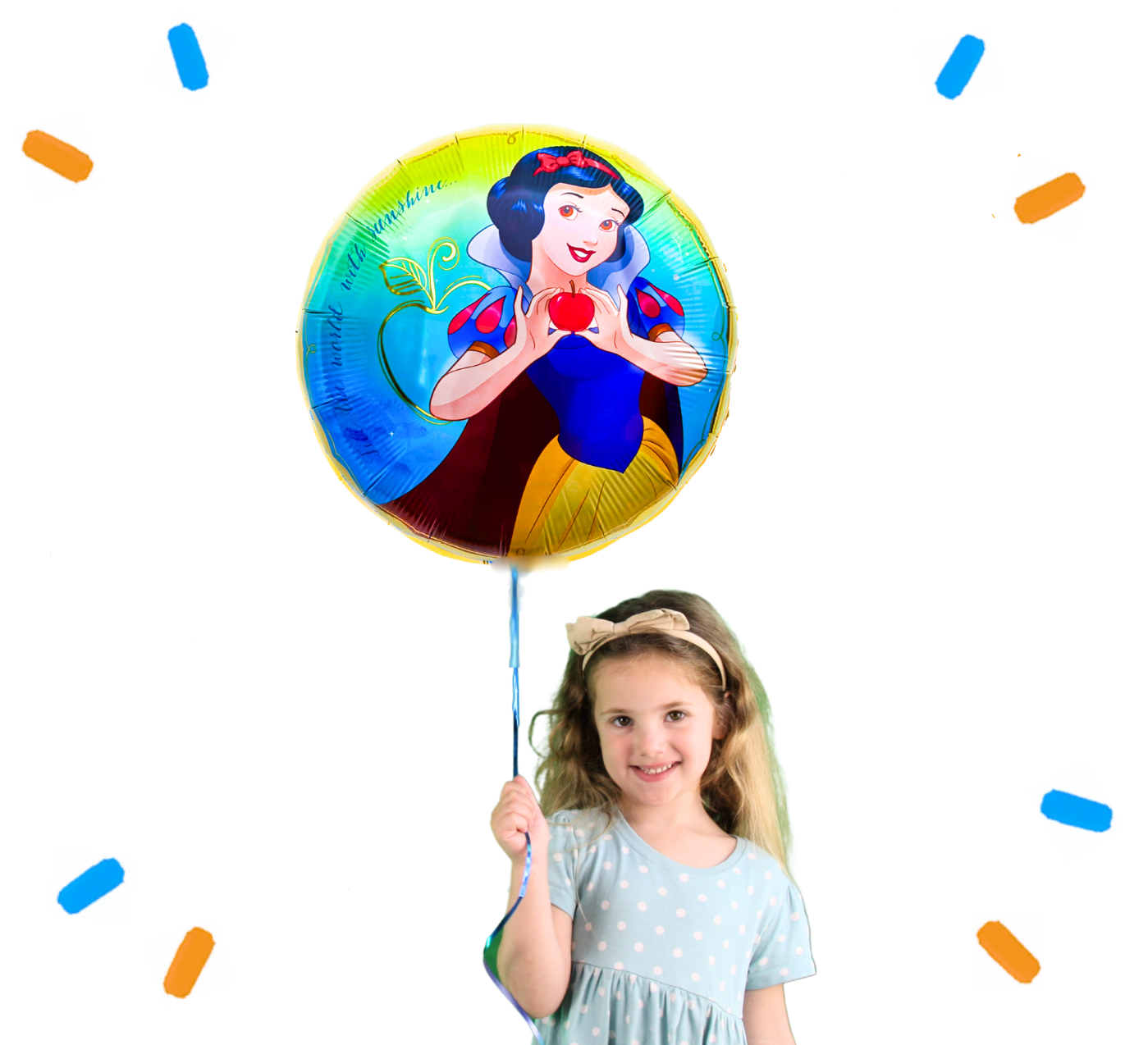 Sneeuwwitje Disney Prinses Helium Ballon - Gevuld Met Helium - 46 cm