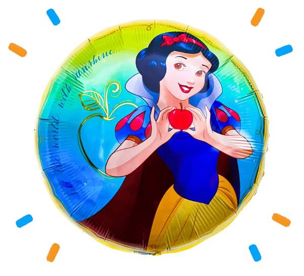 Sneeuwwitje Disney Prinses Helium Ballon - Gevuld Met Helium - 46 cm - Ballonnenshop.nl