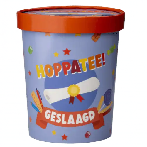 Snoeppot Geslaagd School - 250 Gram Snoep - Ballonnenshop.nl
