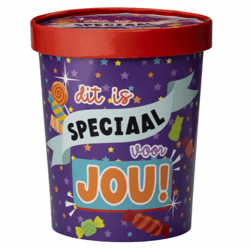 Snoeppot Speciaal Voor Jou - 250 Gram Snoep - Ballonnenshop.nl