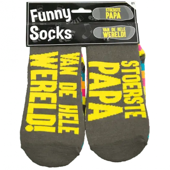 Sokken - Stoerste Papa Van De Hele Wereld - Ballonnenshop.nl
